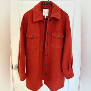 Avec Les Filles Scarlet Button-Up Jacket